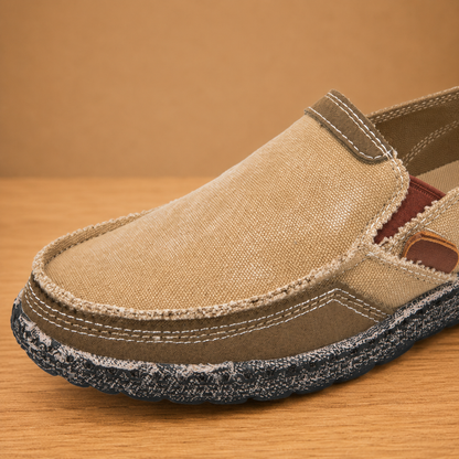 Canvas Slip-On Loafers