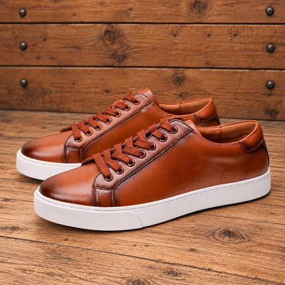 Low-Top Lace-Up Sneakers