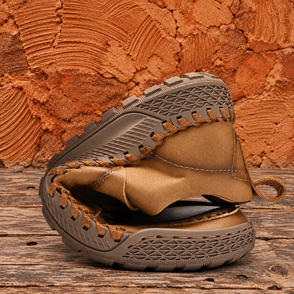 Moc-Toe Lace-Up Shoes