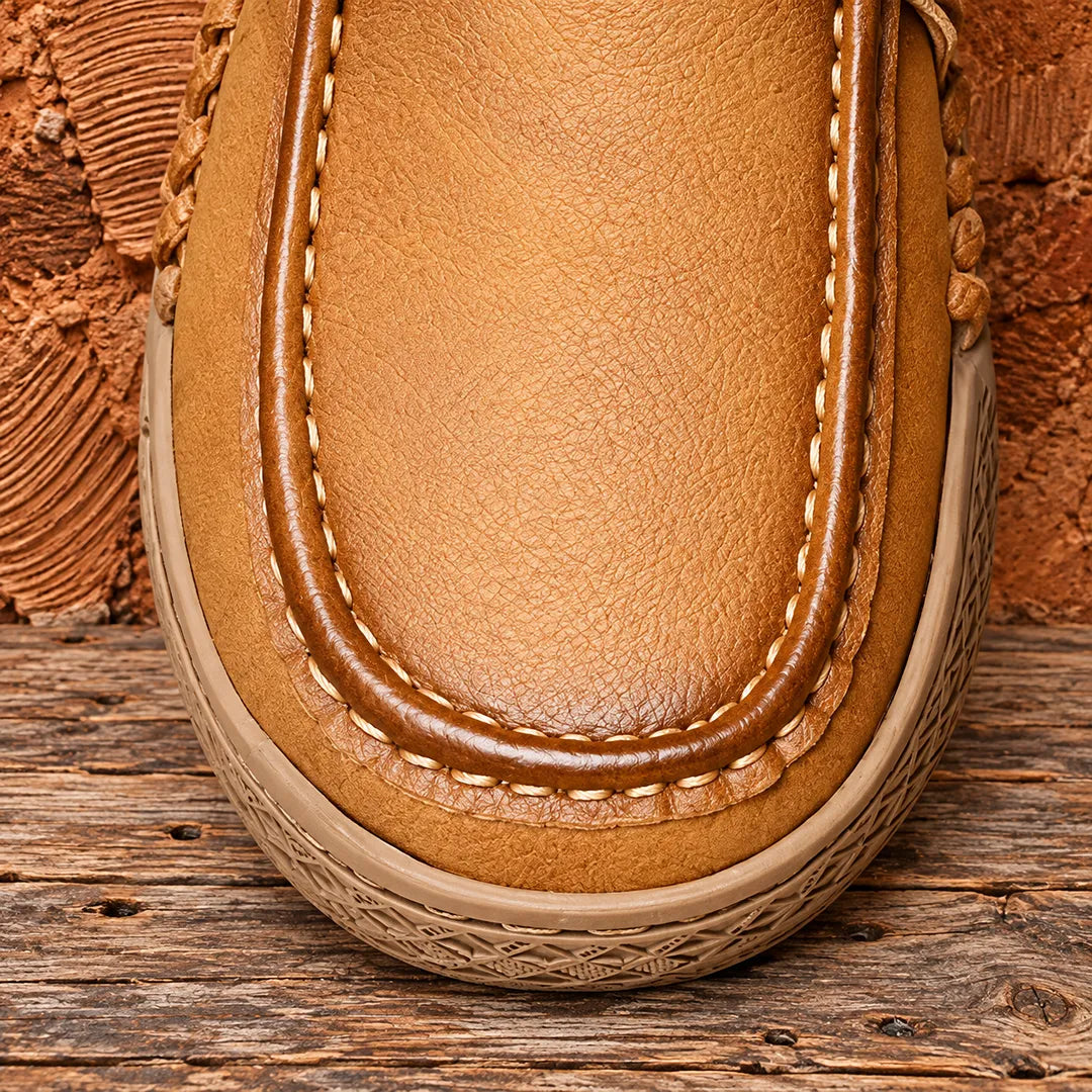 Moc-Toe Lace-Up Shoes