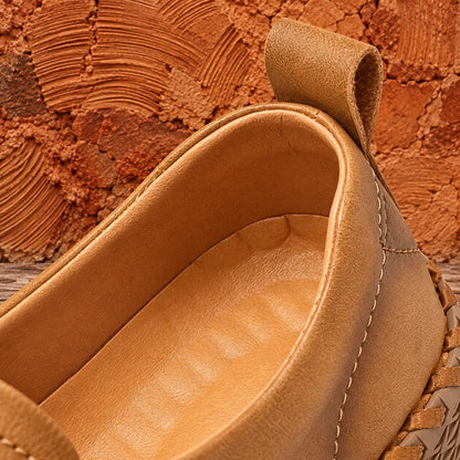 Moc-Toe Lace-Up Shoes