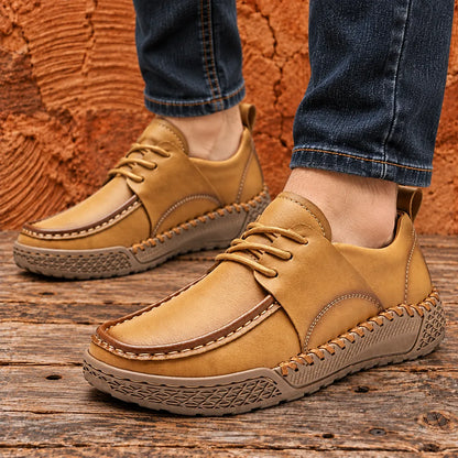 Moc-Toe Lace-Up Shoes