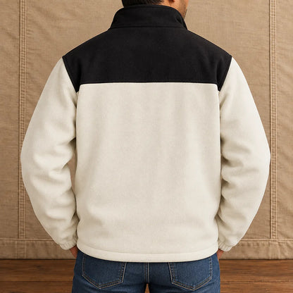 Modern Textured Zip Jacket