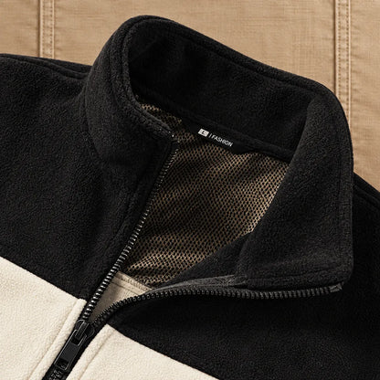 Modern Textured Zip Jacket
