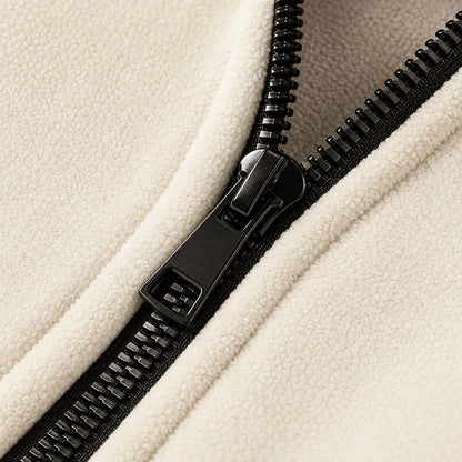 Modern Textured Zip Jacket