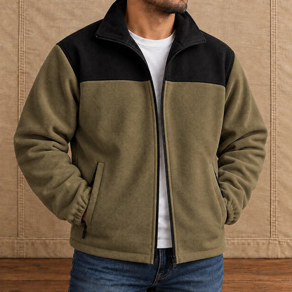 Modern Textured Zip Jacket
