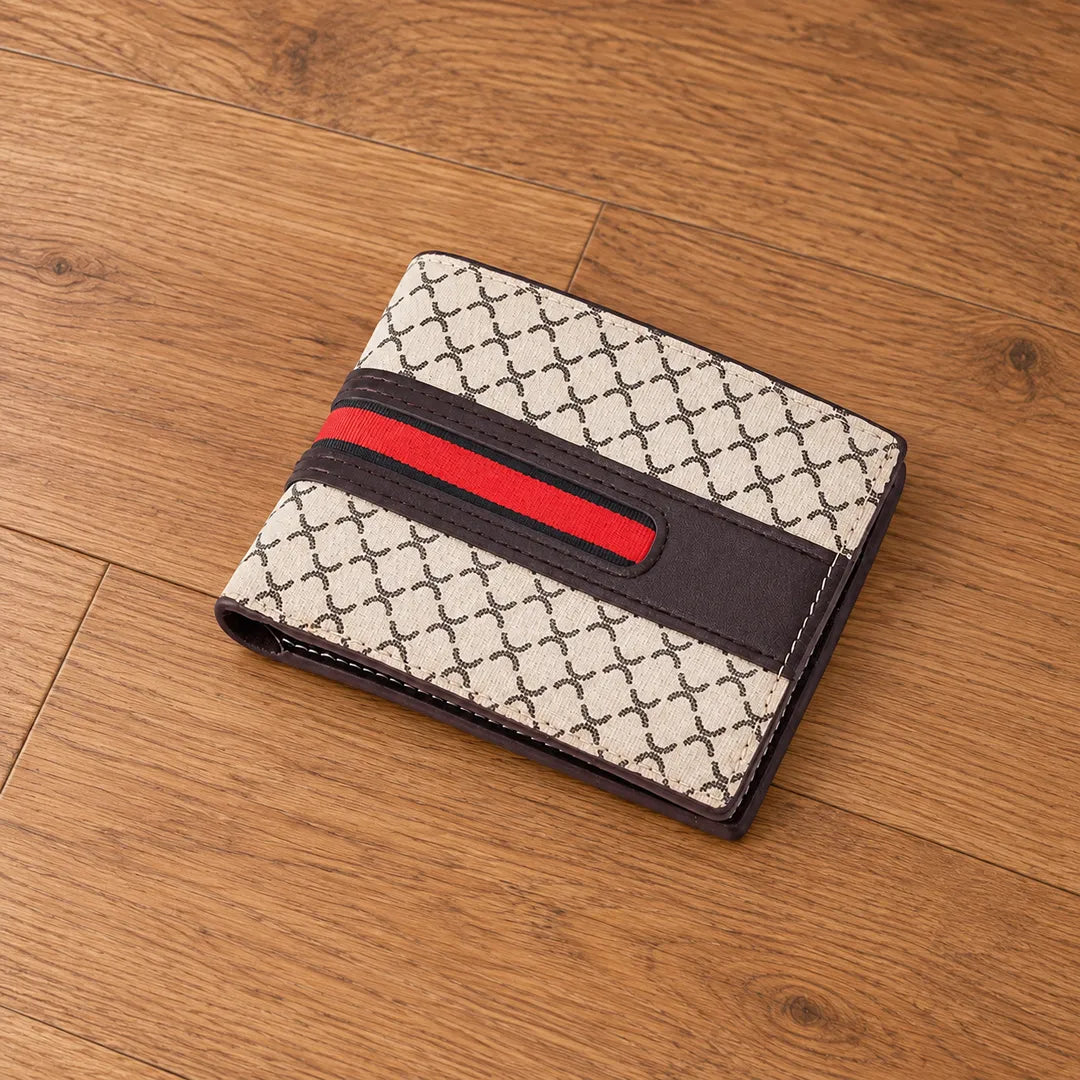 Patterned Bifold Wallet