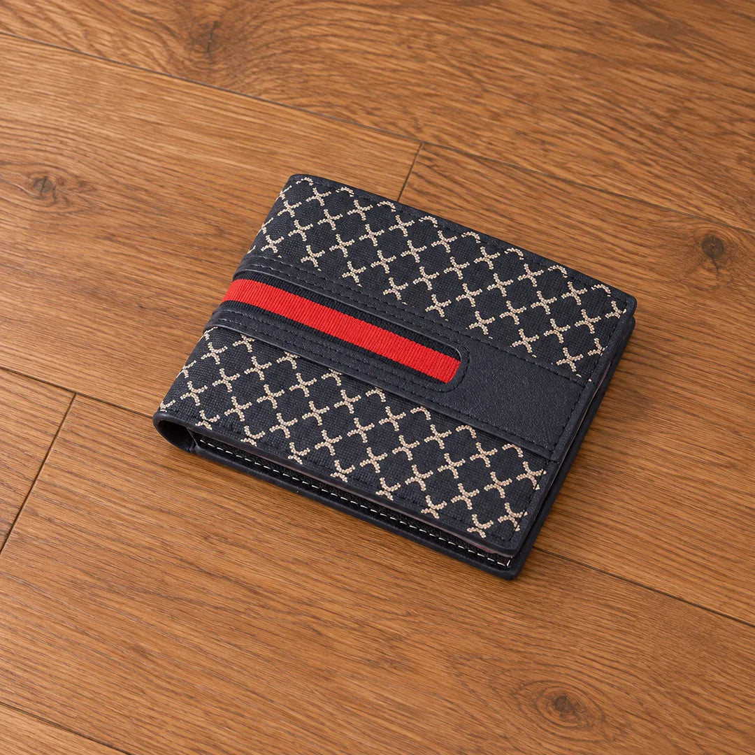 Patterned Bifold Wallet