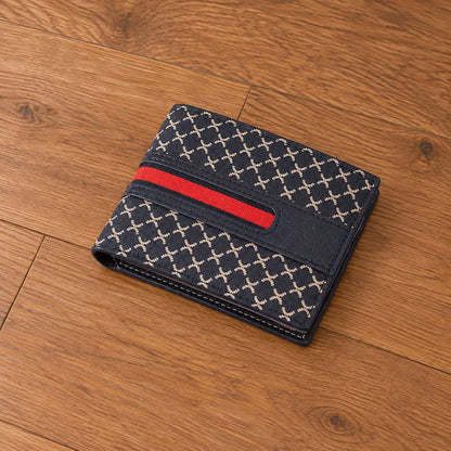 Patterned Bifold Wallet