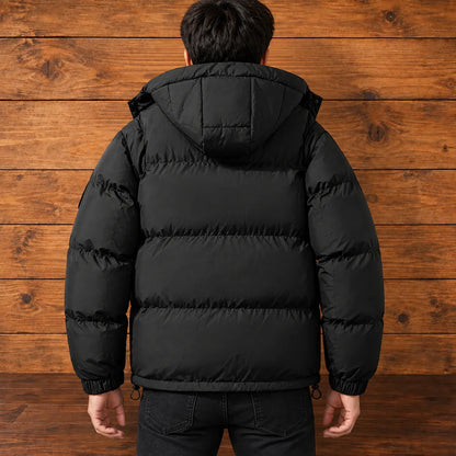 Snap Hood Puffer Jacket