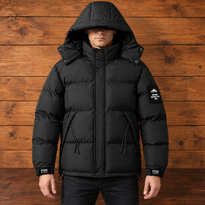 Snap Hood Puffer Jacket