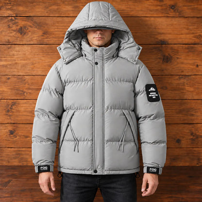 Snap Hood Puffer Jacket