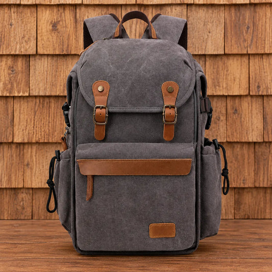 Structured Canvas Backpack