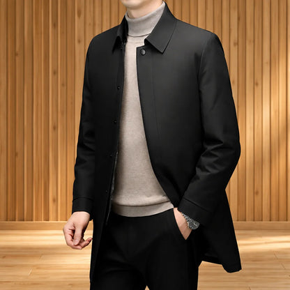 Tailored Point Collar Coat