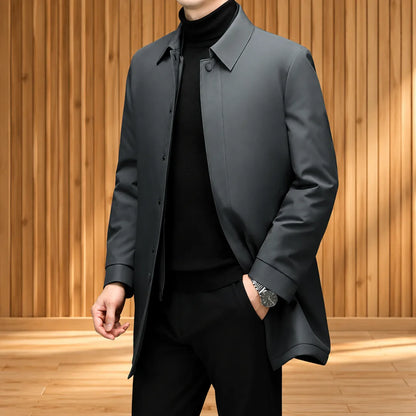 Tailored Point Collar Coat