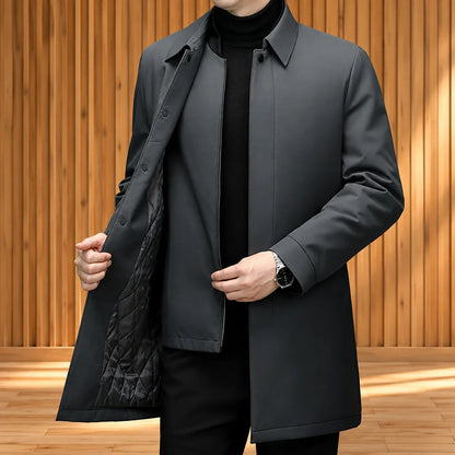 Tailored Point Collar Coat