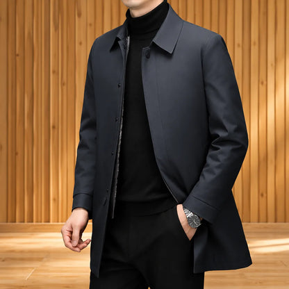 Tailored Point Collar Coat