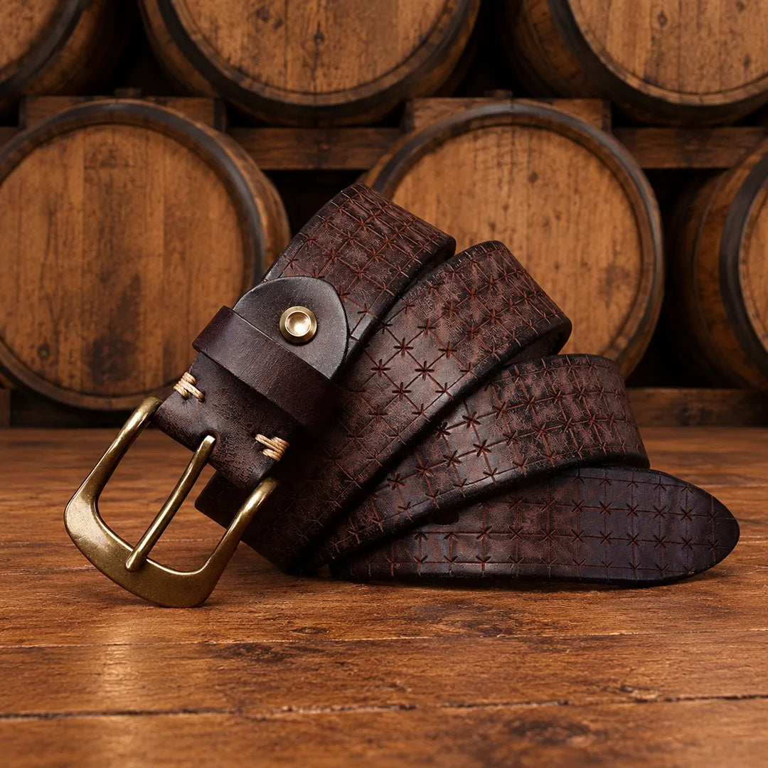 Textured Buckle Belt