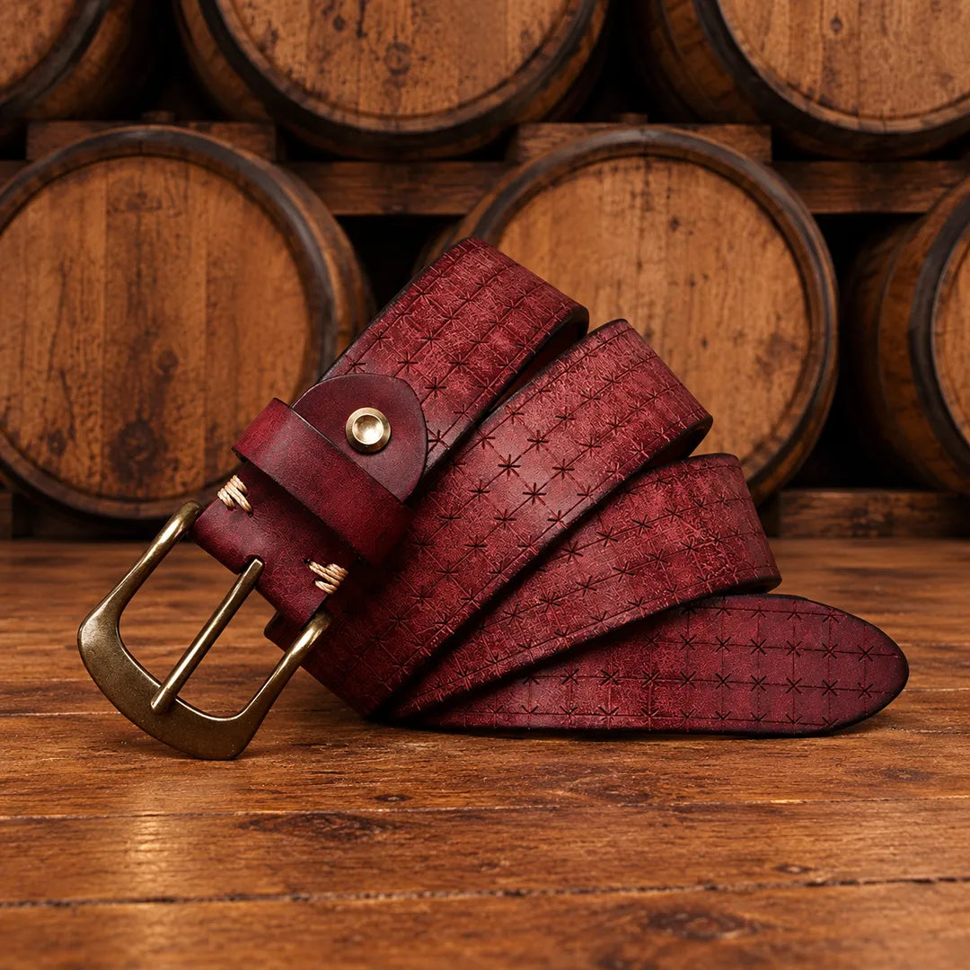 Textured Buckle Belt