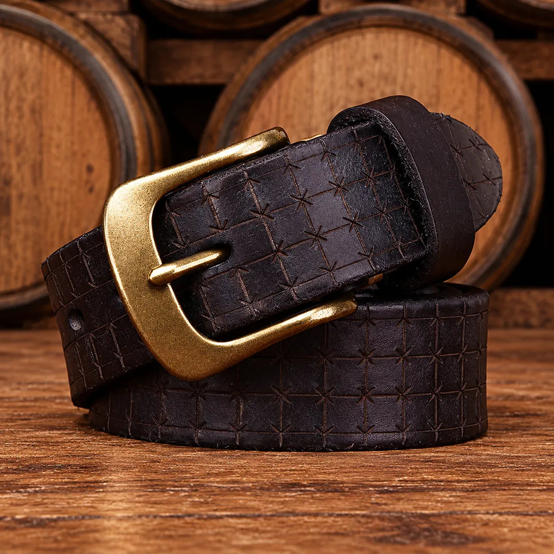 Textured Buckle Belt