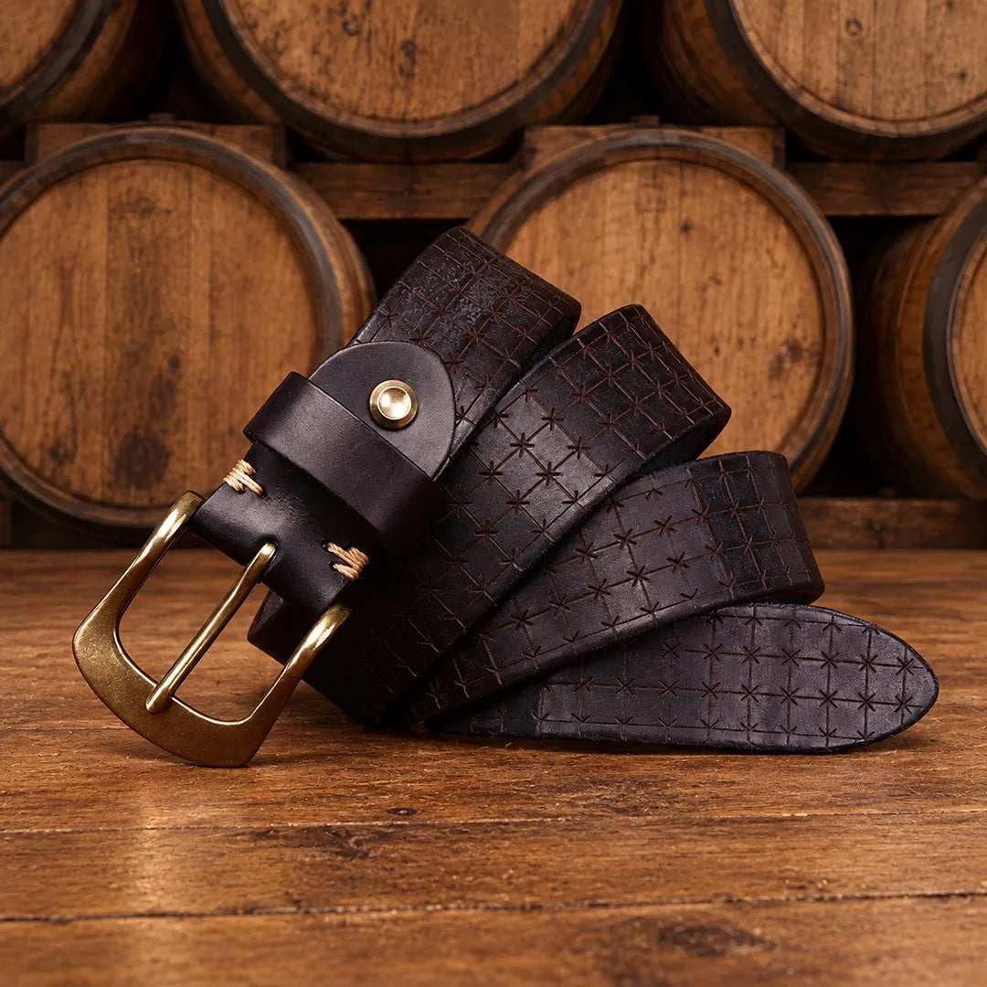 Textured Buckle Belt