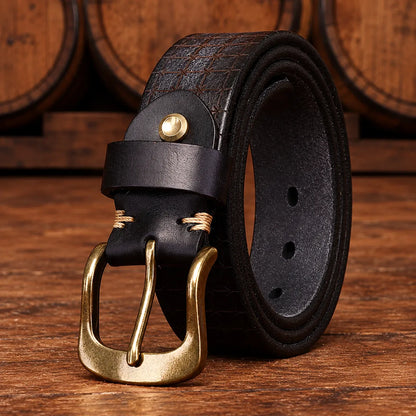 Textured Buckle Belt