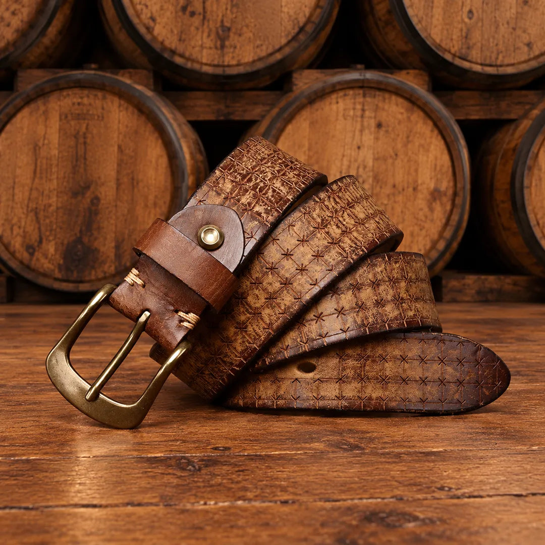 Textured Buckle Belt