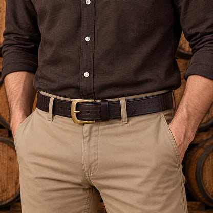 Textured Buckle Belt