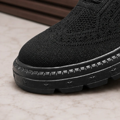 Textured Casual Sneakers