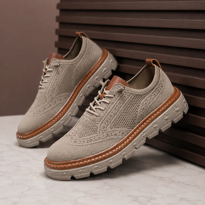 Textured Casual Sneakers