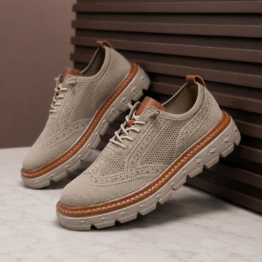 Textured Casual Sneakers