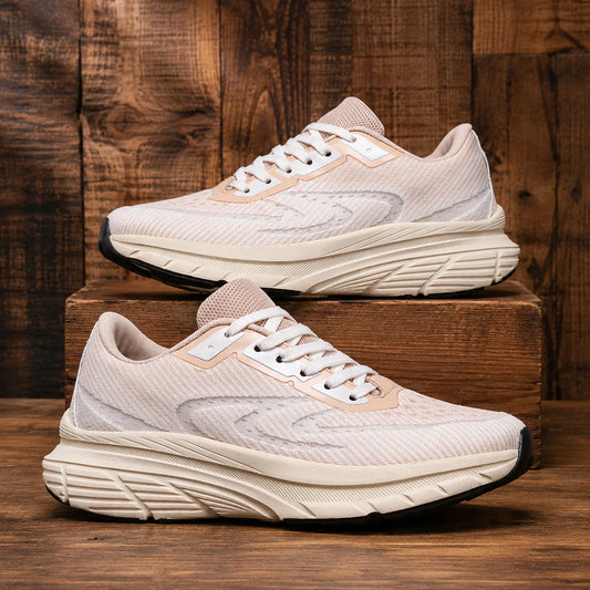 Textured Mesh Casual Sneakers