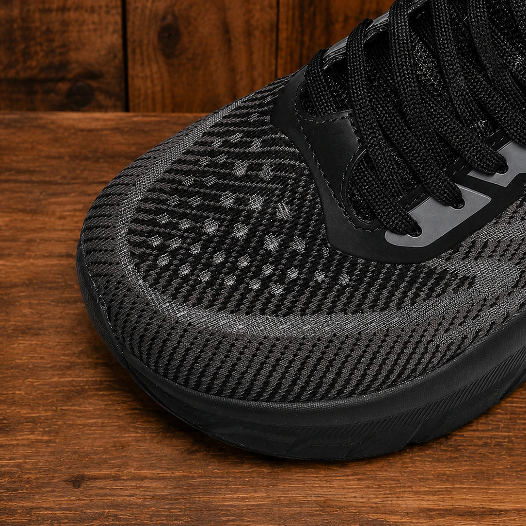 Textured Mesh Casual Sneakers
