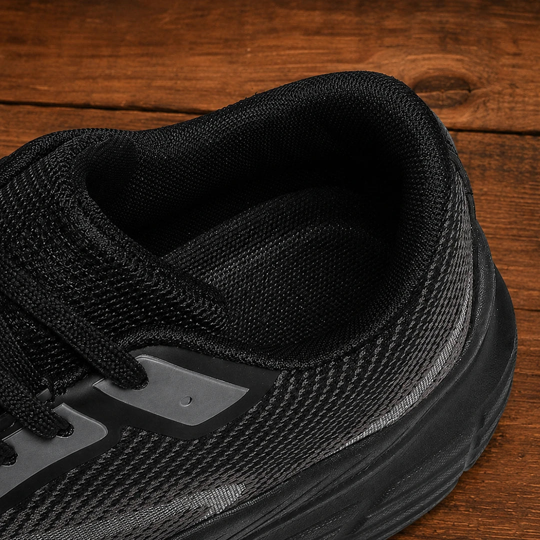 Textured Mesh Casual Sneakers