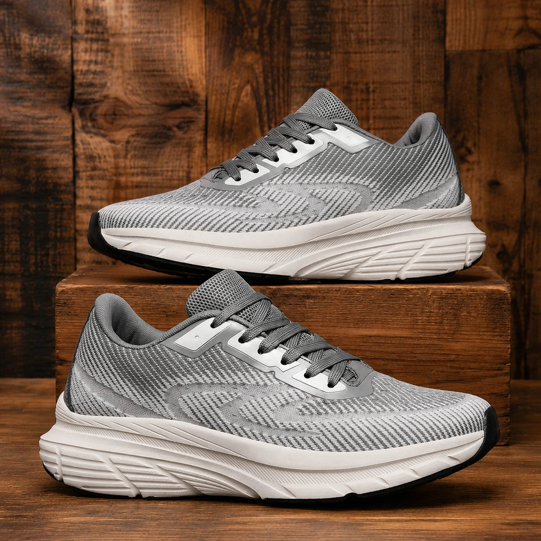 Textured Mesh Casual Sneakers