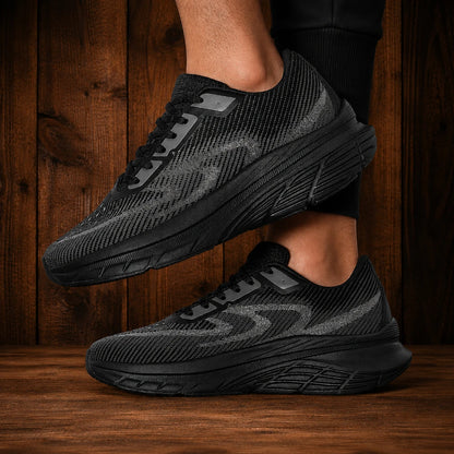 Textured Mesh Casual Sneakers