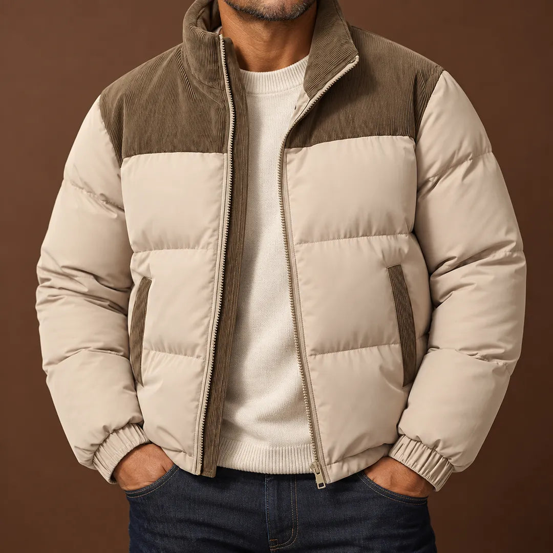 Textured Puffer Jacket
