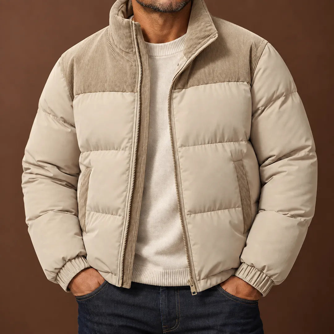 Textured Puffer Jacket