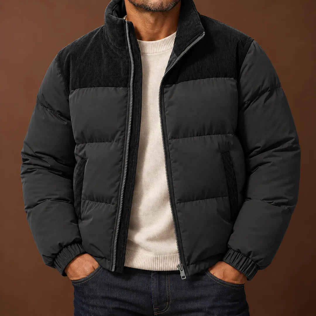 Textured Puffer Jacket