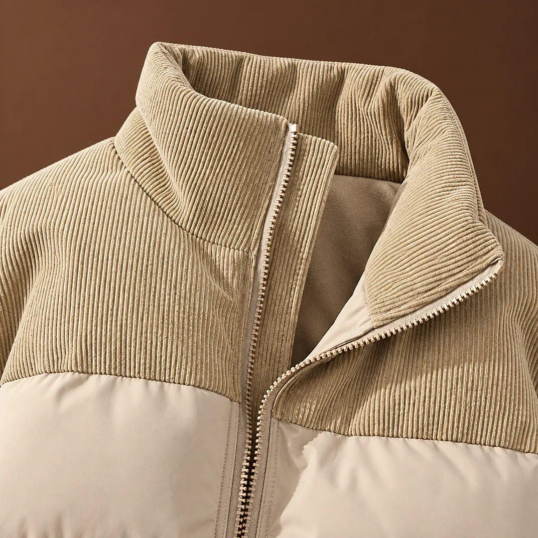 Textured Puffer Jacket