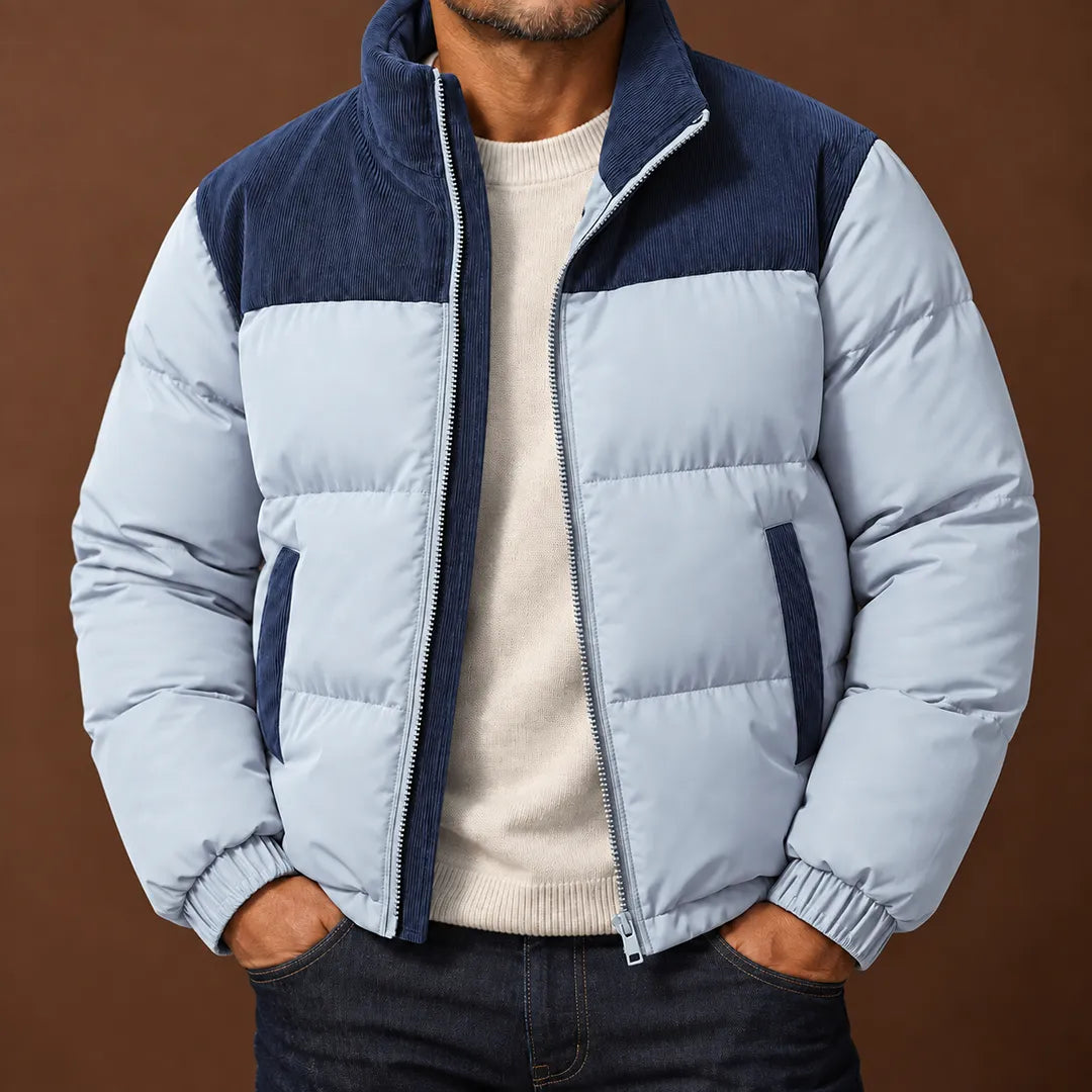 Textured Puffer Jacket