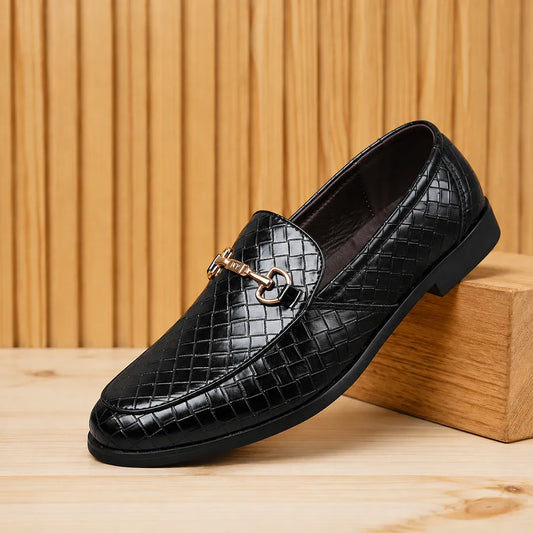 Timeless Woven Horsebit Loafers