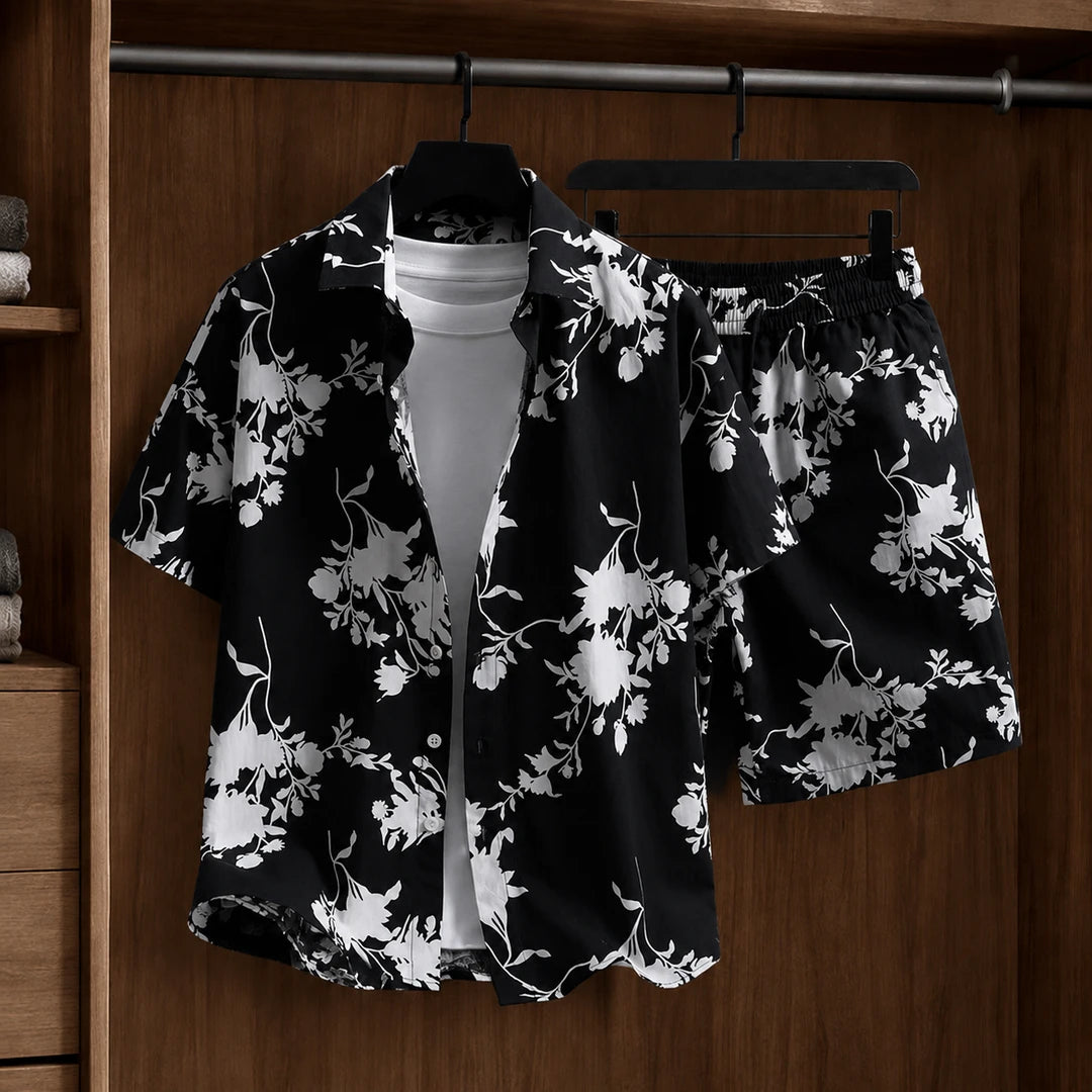 Tropical Print Casual Set