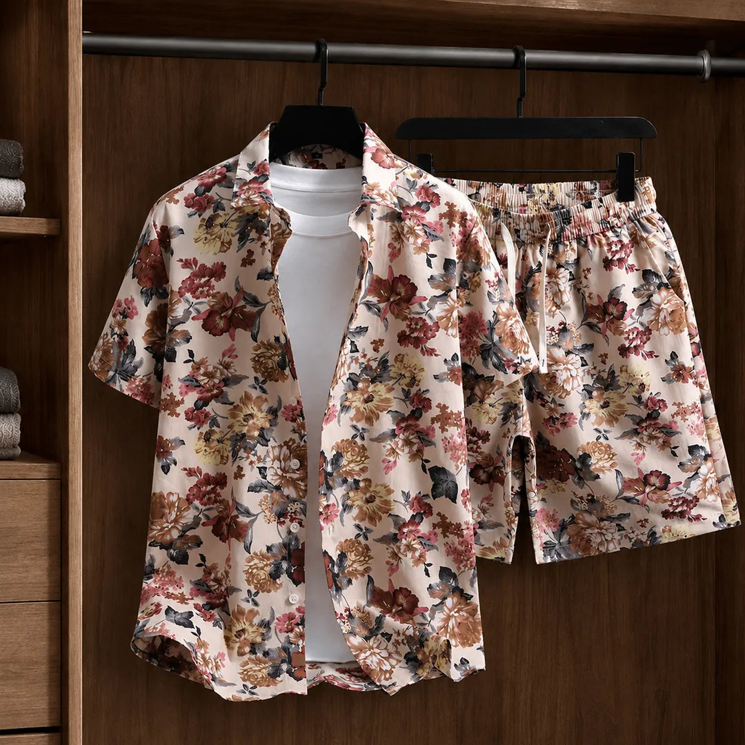 Tropical Print Casual Set