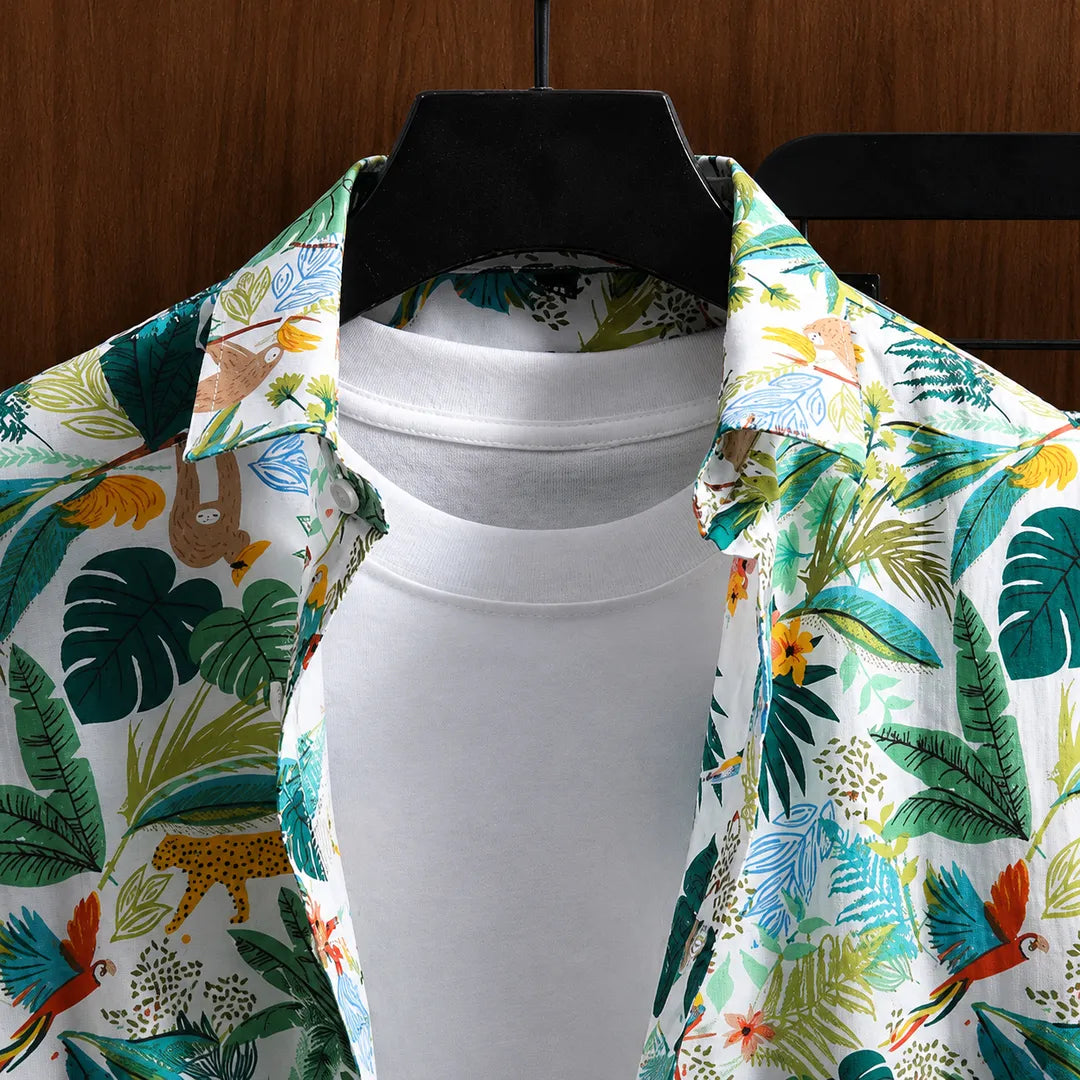 Tropical Print Casual Set