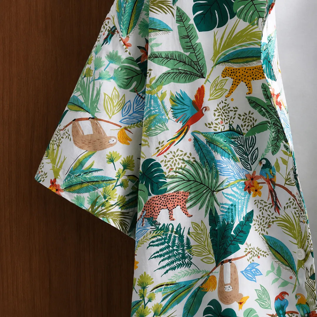 Tropical Print Casual Set