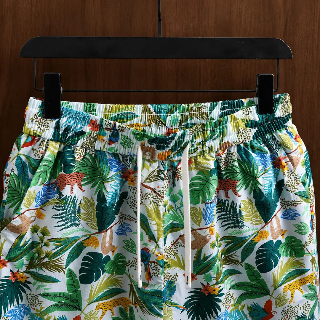 Tropical Print Casual Set