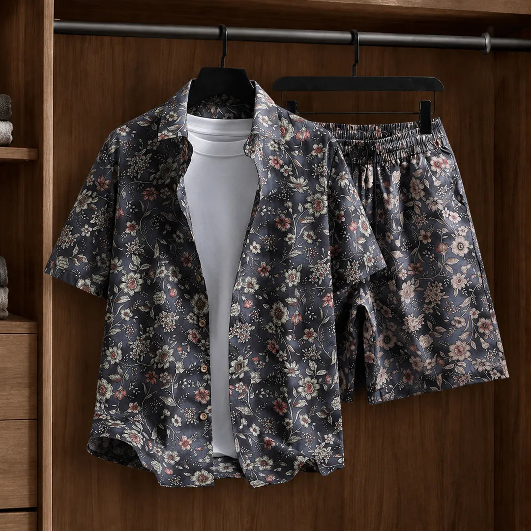 Tropical Print Casual Set