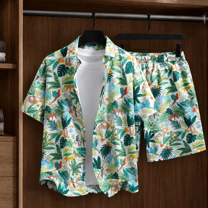 Tropical Print Casual Set
