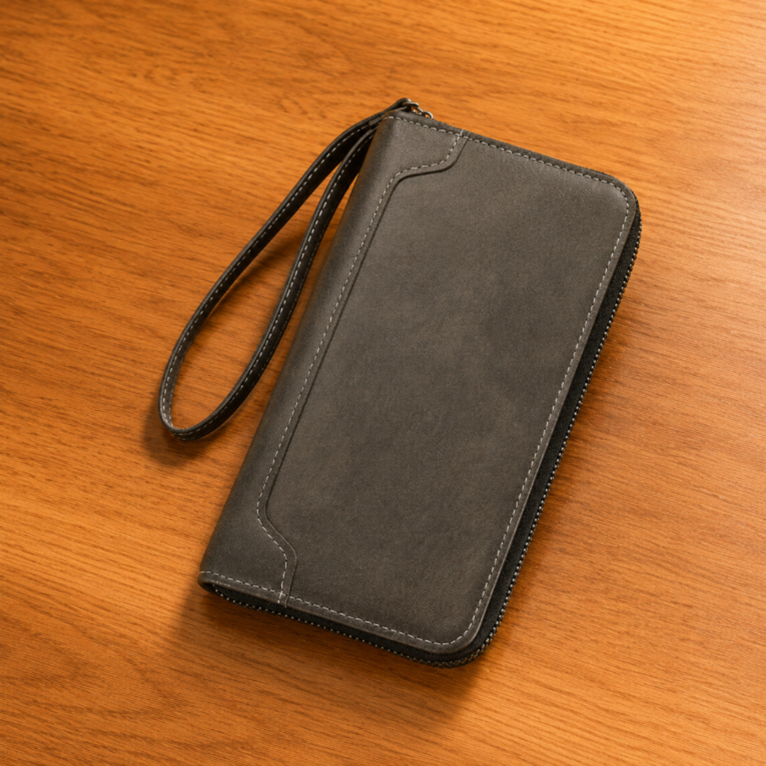 Classic Spacious Wristlet Wallet